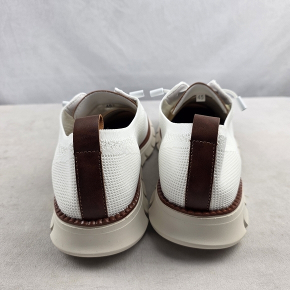 NIB Breeze Orthepedic Toe Box Lighweight Anti Sweat Fabric White Shoes Size 11 - Picture 6 of 8